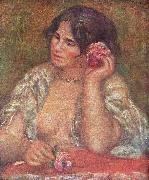 Gabriele mit Rose, Pierre-Auguste Renoir